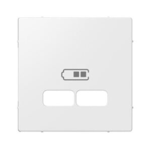 MERTEN SYSTEM M USB tölt fedl. PFH. Polárfehér