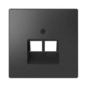 MERTEN D-LIFE fedlap 2xRJ45 antracit