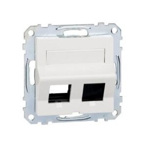 MERTEN RJ45 adapt. Keyst. Felir. PFH feliratozható polár fehér