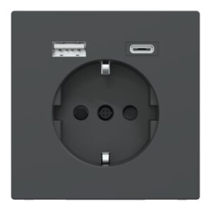 MERTEN 2P+F ALJ.BZS 2XUSB TÖLT. ANTR 16A/3A  A+C
