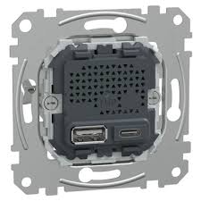 MERTEN 2x USB TÖLTŐ BETÉT A+C 21W