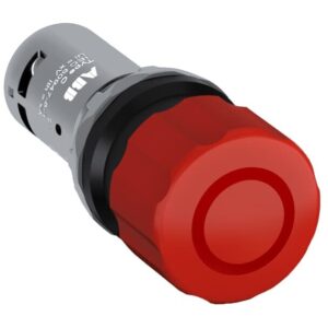 Nyomógomb vészleállító komplett, átmérő:30mm