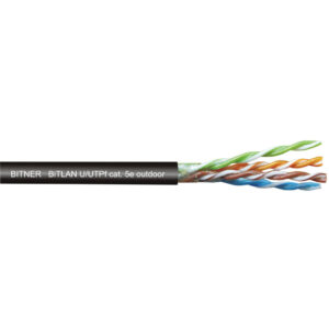 UTP cat5e 4x2x24AWG(0,5) földkábel közvetlen földbe helyezhető, UV álló