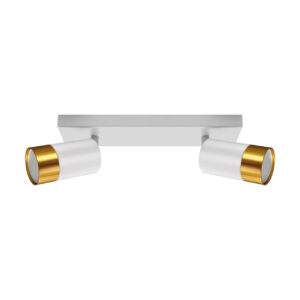 LED FALI 2x35W 230V GU10 IP20 PUZON PUZON FEHÉR/ARANY