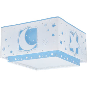 Mennyezeti lámpa E27 max 2x15W m oonlight kék