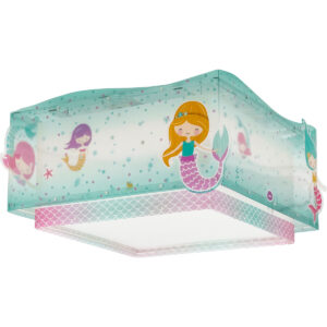 Mennyezeti lámpa E27 max 2x15W mermaids