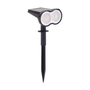 DUAL LED leszúrható szolár 0,8W 6000K IP44