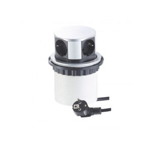 Asztali elosztó süllyesztett 4x230V+USB-A/C