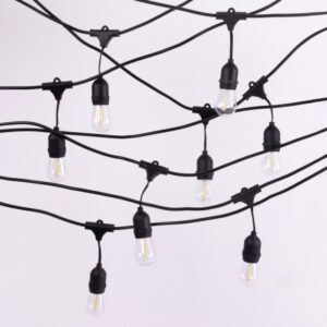 LED  FÜZÉR 10m 10xE27 230V IP65