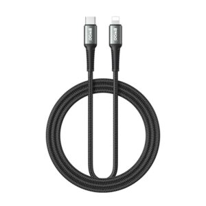 Telefon töltő vezeték textil USB-C LIGH