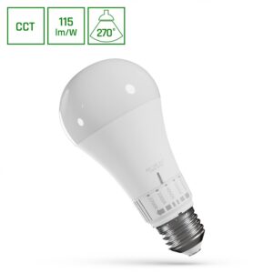 LED E27 13W 230V CCT 1500Im 3-6000K@
