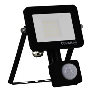 LED fényvető mozgásérzékelővel 10W IP65 4000K fekete 900lm FLOODLIGHT LUX SENSOR 10W 840 BLACK