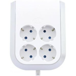 Elosztó 4-es fehér adapter 3500W IP20