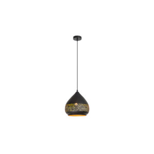 KAIA függeszték E27 1x40W fekete/ arany