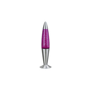 Lávalámpa 1×25W E14 ezüst/lila glitter