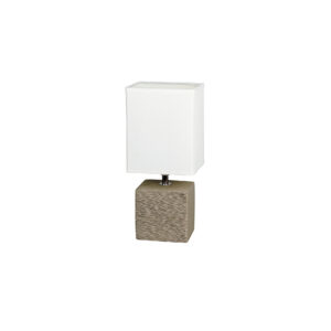 Éjjeli lámpa cserép 1×40W E14 ORLANDO b:19164 barna/natúr