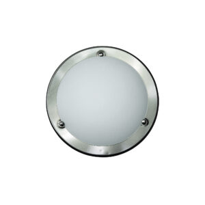 Ufó mennyezeti D30cm szatin króm @ b:9903