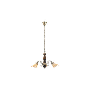 RUSTIC 3 3 ágú függeszték bronz-dió E14 3×40W IP20 b:9615