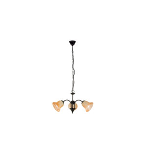 Csillár 3×40W E14 antik barna @ búra:9734