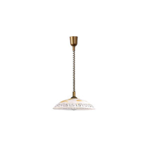 Függeszték 1×100W E27 antik barna ROLLYS d400mm búra:9233