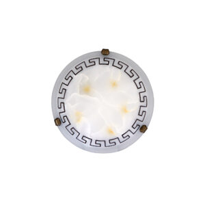 Mennyezeti lámpa 1×60W E27 görög mintás D300mm búra:9235