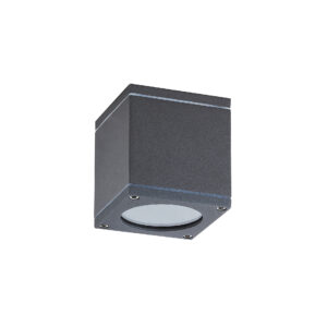 AKRON kültéri fali szögletes GU10 35W szürke IP54