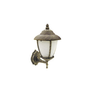 Kültéri fali fel 1×60W E27 IP43 antik arany 230mm H360mm b:9865