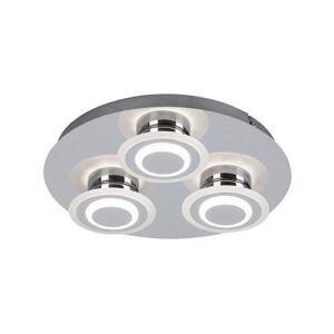 DEMNA mennyezeti LED 3×4W króm@