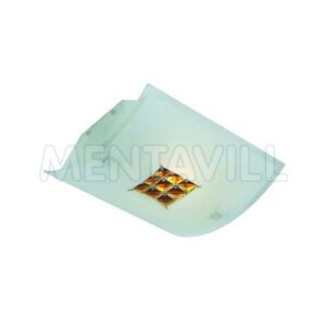 CRYSTAL 2 mennyezeti lámpa Borostyán E27 1×60W 230V