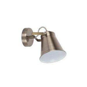 MARTINA spot E27 1X60W bronz/fehér E27 MAX 60W