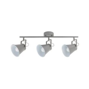 MARTINA spot E27 3X60W szürke/fehér@