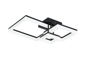 Amilia menny.LED22W 47x47cm fekete@