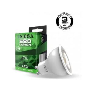 LED GU10 7W 4000K 38°@