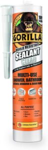 SZILOKON TÖMÍTŐ GORILLA 295ml 30min@ SEALANT CLEAR (ÁTLÁTSZÓ)