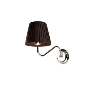 Fabio fali 1×60W E27 kr/barna textil km 1.28