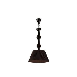 Fabio függeszték 1×60W E27 barna textil lm 1.28