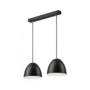Livia függeszték 2×60W E27 fekete/fehér lm 2.73