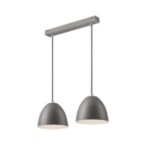 Livia függeszték 2×60W E27 szürke lm 2.73