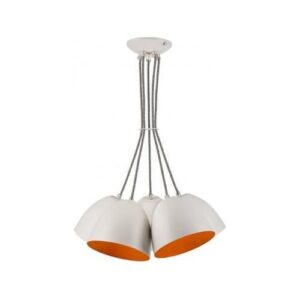 Livia függeszték csokor 5×60W E27 fehér/nar lm 5.73