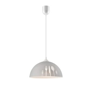 Függeszték 1×60W E27 szürke evőeszköz min lm 1.3.5