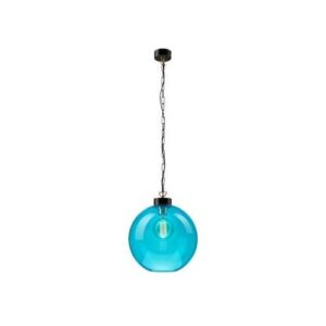 Függeszték gömb 1×60W E27 fekete/kék lm 1.1/59