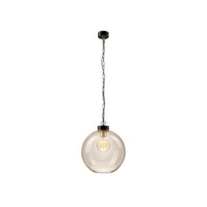 Függeszték gömb 1×60W E27 fekete/sárga lm 1.1/59