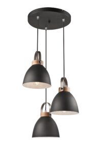Danielle függeszték 3×60W E27 fekete lm 3.80