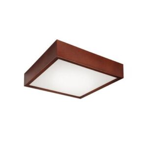 Mennyezeti lámpa 2×60W E27 négyszög,barna ld.pd-9.2