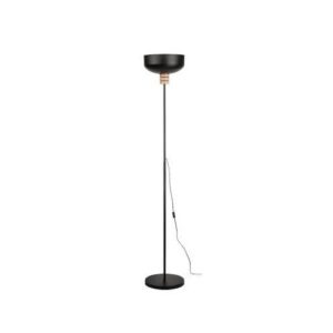 Állólámpa 1×60W E27 fekete,fa berakással lp 1.m.1