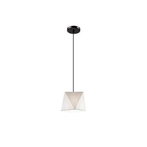 Carla függeszték 1×60W E27 fekete/fehér szöv. lm 1.86