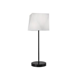 Carla asztali lámpa 1×60W E27 fekete/fehér szöv. ln 1.86