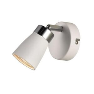 Spot fali 1×50W GU10 fehér/fém km 1.88