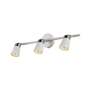 Spot egyenes 3×50W GU10 fehér/fém lm 3.88