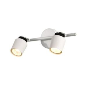 Spot 2×50W GU10 fehér/fém fényes lm 2.89